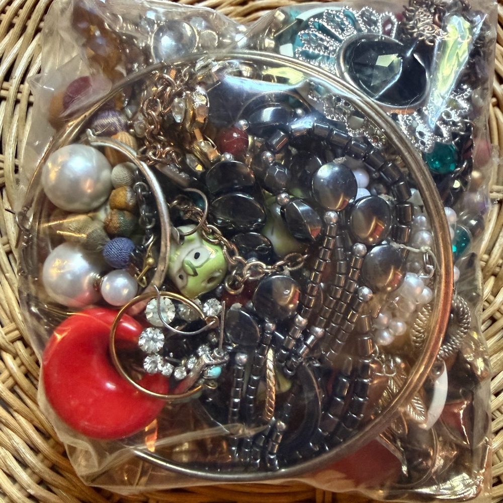 Mixed Jewelry Lot / Mystery Bag – Vintage & Modern – AS IS